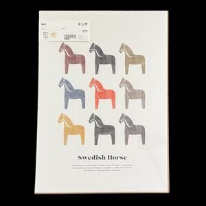 IKEA BILD Swedish Horses Poster 19 34" x 27 1/2"